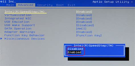 Повышение энергоэффективности компьютера за счет отключения SpeedStep в BIOS Gigabyte