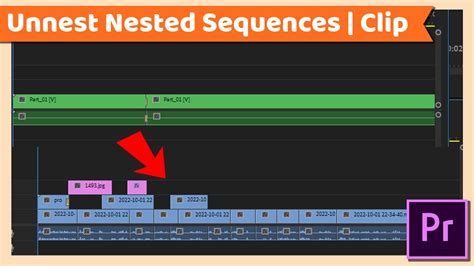 Подготовительные меры для создания nested sequence в видеоредакторе Adobe Premiere