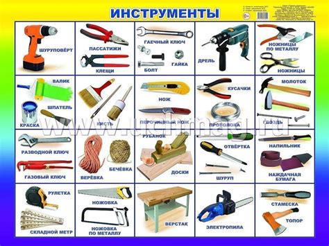 Подготовка инструментов и материалов для установки