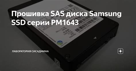 Подготовка перед проведением проверки SAS диска