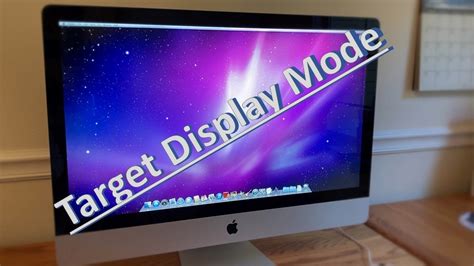 Подготовка iMac к режиму Target Display Mode