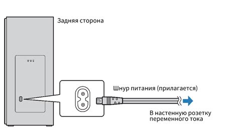 Подключение к электропитанию и активация устройства