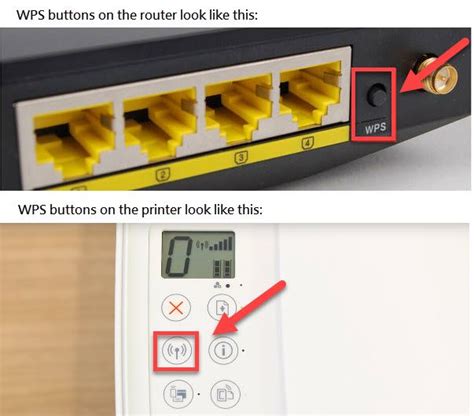 Подключение принтера с помощью сетевого кабеля Ethernet