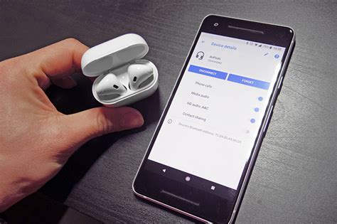 Подключение AirPods Pro к устройству на базе Android