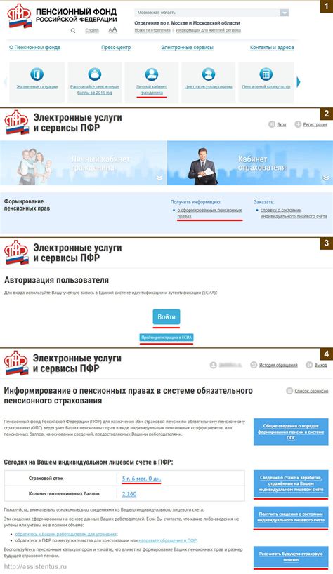 Поиск информации по уникальному идентификационному коду Пенсионного фонда Российской Федерации на официальном веб-сайте ПФР