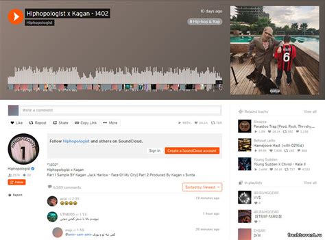 Пользование платформой SoundCloud на русском