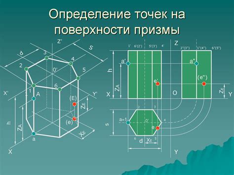 Построение гайдов на поверхности призмы