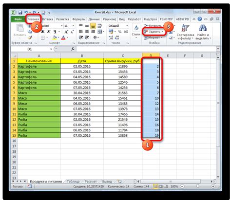 Почему нельзя удалить столбцы в Excel и как исправить эту проблему
