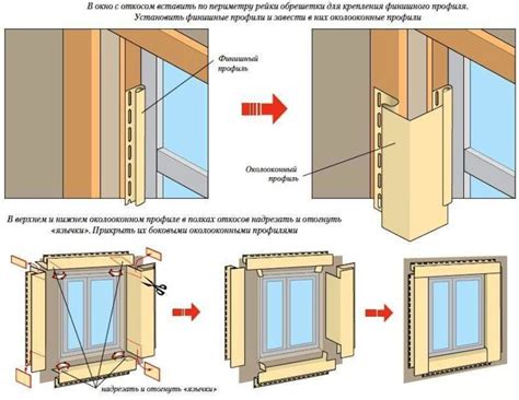 Пошаговая инструкция для установки окна с помощью сайдинга