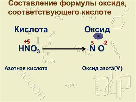 Правила назначения соответствующего оксида кислоте