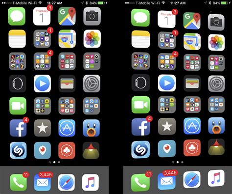 Практичность в использовании: новые иконки на смартфоне Apple