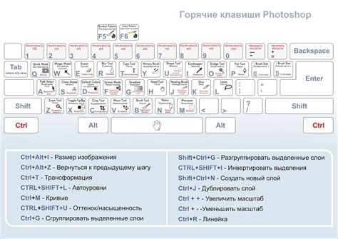 Применение клавиатурных сокращений для быстрого доступа к функциям