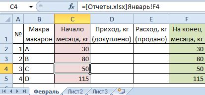 Применение простого метода переноса информации из одного файла Excel в другой