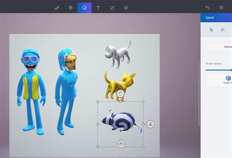 Применение эффектов и фильтров в Paint 3D: визуальное преображение вашего искусства