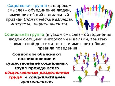 Присоединение к группам и сообществам с общими интересами