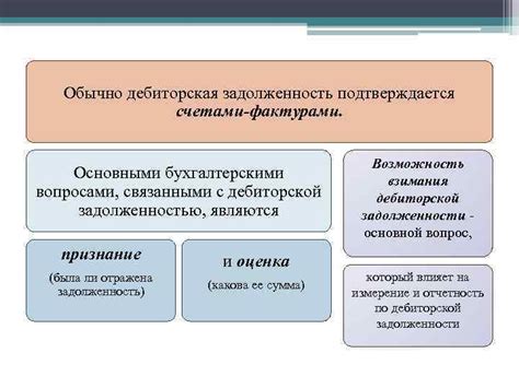 Причины возникновения задолжности и задолженности