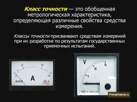 Проверка точности регулировки многофункционального измерительного прибора