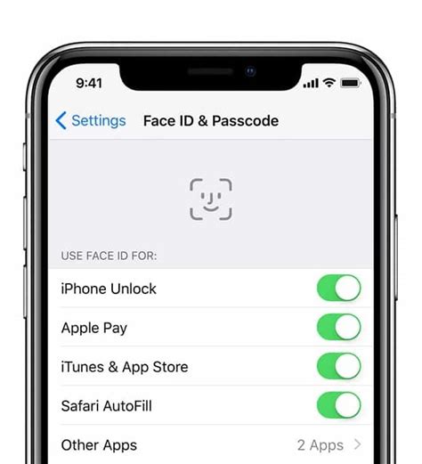 Проверьте функциональность Face ID в различных условиях освещения