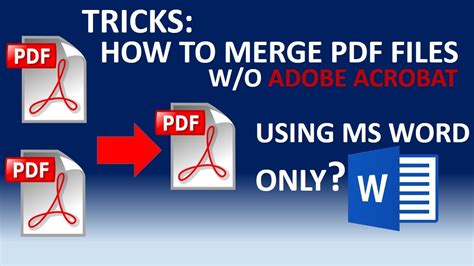 Процесс соединения PDF файлов при помощи инструмента PDF Merge