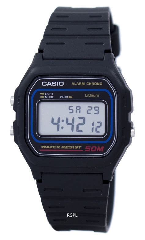 Процесс установки времени на часах Casio Alarm Chrono