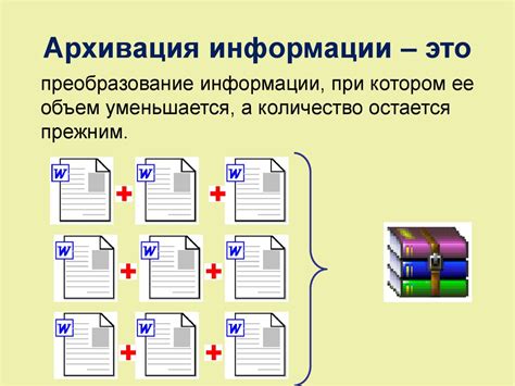 Разархивация файлов