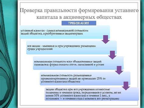 Размер капитала, заложенного в устав акционерных компаний