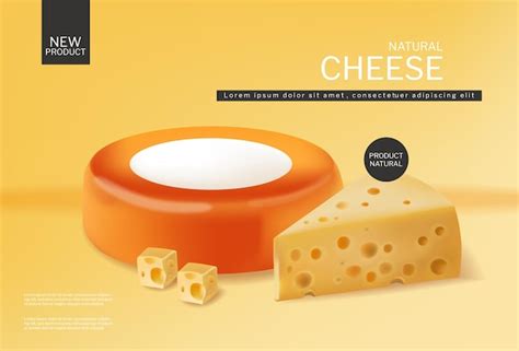 Разнообразные варианты сырового продукта из популярного чеддера