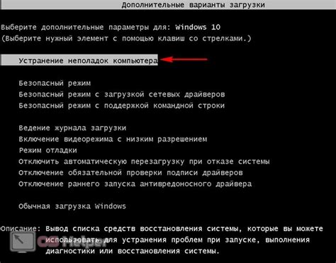 Разрешение распространенных трудностей и неполадок при применении режима восстановления