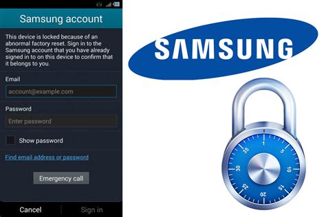 Регистрация новой учетной записи на мобильном устройстве от компании Samsung