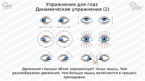 Регулярные тренировки глазных мышц