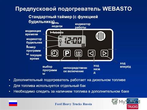 Рекомендации по обеспечению безопасной эксплуатации системы отопления в автомобиле с дизельной вебасто