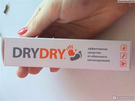 Рекомендации по правильному использованию дезодоранта dry dry: советы и рекомендации