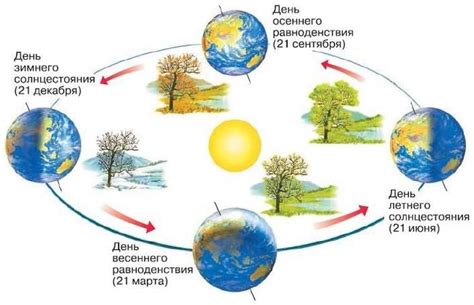 Роль экватора в определении времен года