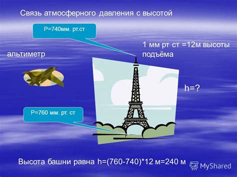 Связь атмосферного давления с физическими явлениями в 7 классе