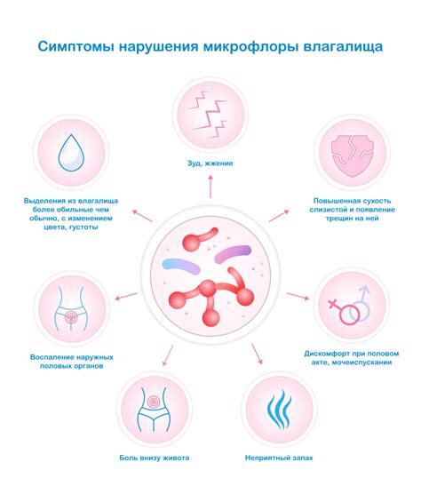 Симптомы и признаки нарушения микрофлоры в интимной зоне