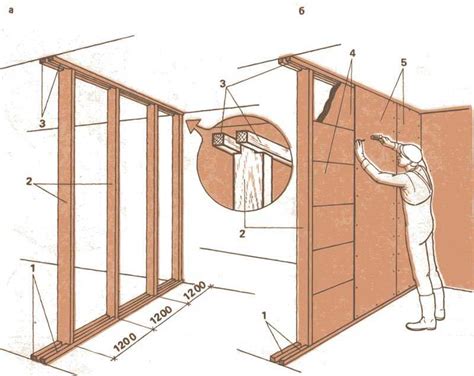 Система крепления стеновых перегородок в деревянном жилище