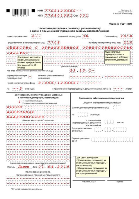 Составление налоговой декларации для индивидуального предпринимателя