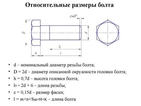 Способы выявления размеров крепежного элемента