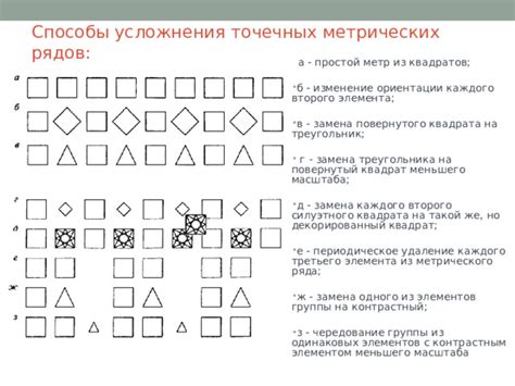 Способы соединения рядов при создании квадрата