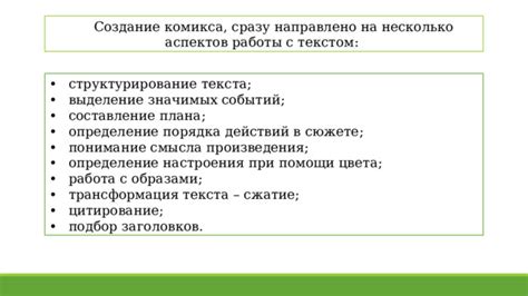 Структурирование текста: создание сильной организации и повышение удобства чтения