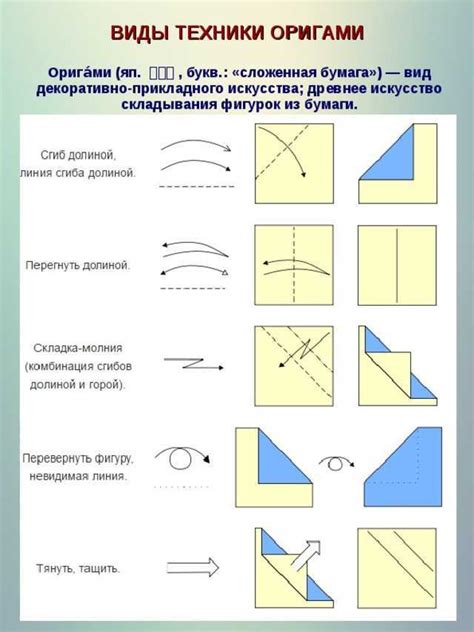 Техника фигурного складывания бумаги