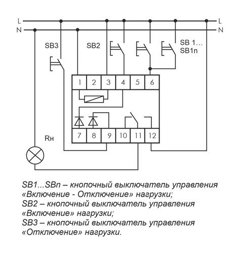 Технические характеристики импульсного реле