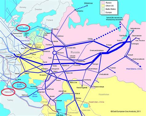 Транспортные пути в секторе ТЭК: значимость нефтепроводов и газопроводов