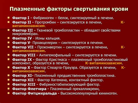 Увеличение концентрации фактора свертывания в плазме у детей: эффективные способы и рекомендации