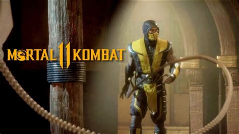 Уникальные финальные приемы с героем Скорпионом в Mortal Kombat 11