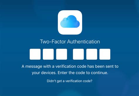 Установка двухфакторной аутентификации в iCloud для безопасного доступа