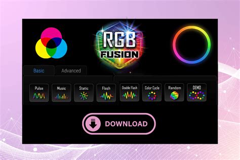 Установка и запуск программы Rgb fusion 2.0