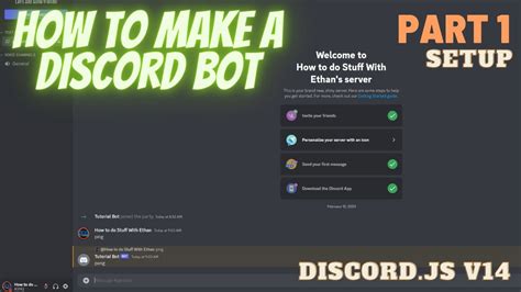 Установка discord.js v14 для разработки Discord-бота