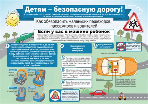 Учите ребенка правилам безопасности в автомобиле