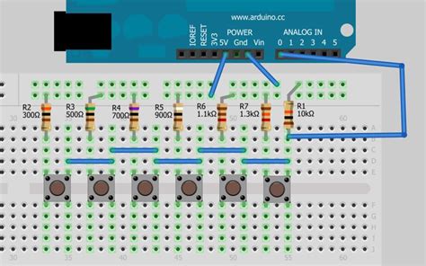 Шаг 2: Необходимые компоненты для подключения кнопок к Arduino Nano